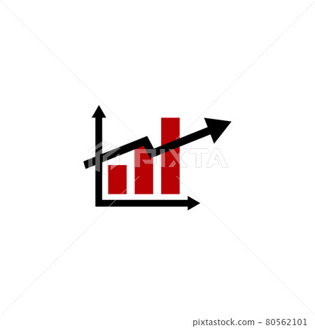 Up chart graphic logo design template-插圖素材 [80562101] - PIXTA圖庫