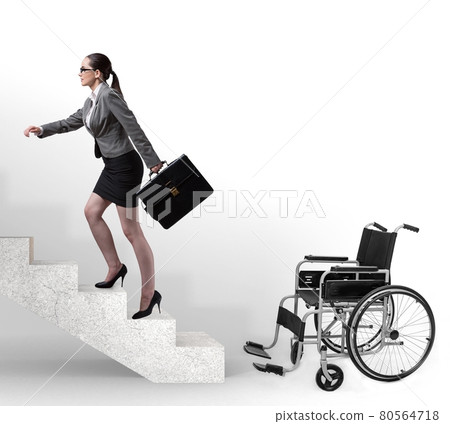 Accessibility concepth with wheelchair for disabled Accessibility concepth with wheelchair for disabled 80564718