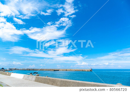 大海和夏日的天空[新潟縣] 80566720