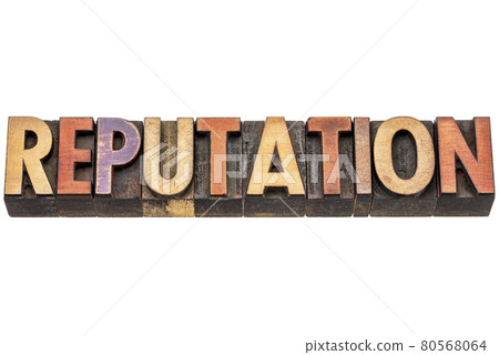reputation word in wood type reputation word in wood type 80568064