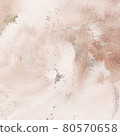 Blush nude watercolor with silver texture fluid painting design card detailed beige marble 80570658