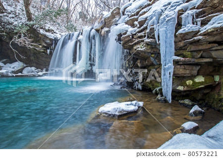 Kokonoe / Freezing Kurasomenotaki Waterfall Kokonoe / Freezing Kurasomenotaki Waterfall 80573221