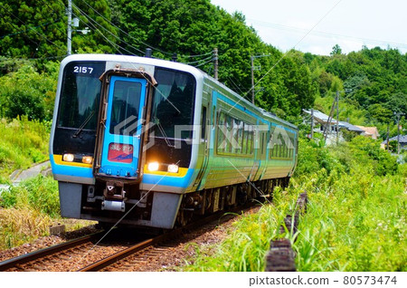 通過花端鐵路道口附近的特快足折（2000系列列車） 80573474