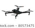 Drone CG Black Original design_A011 從下往左轉2圈 無背景 80573475