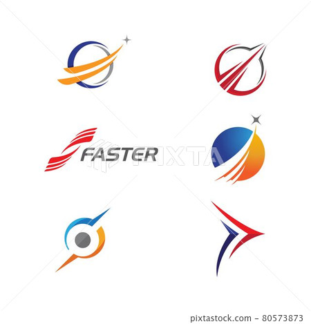 Faster Logo Template vector icon - Stock Illustration [80573873] - PIXTA
