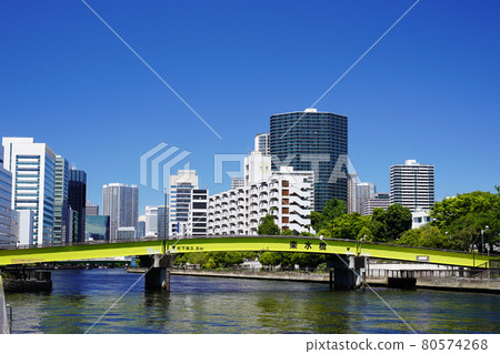 Tokyo Canal Takahama Canal and Rakusui Bridge 80574268