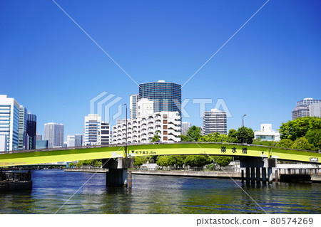 Tokyo Canal Takahama Canal and Rakusui Bridge Tokyo Canal Takahama Canal and Rakusui Bridge 80574269