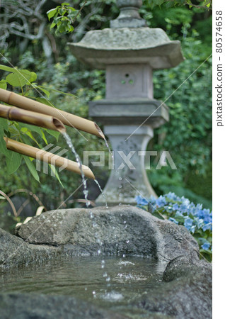 石燈籠竹龍頭 80574658