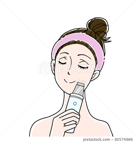 Women who do skin care - Stock Illustration [80574866] - PIXTA