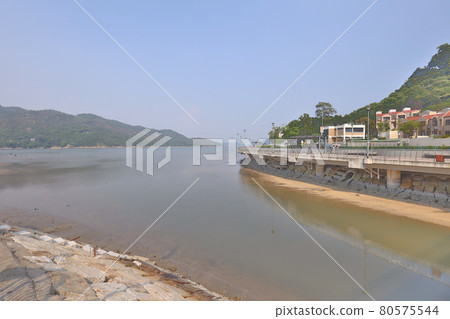 Silver Mine Bay Beach in Mui Wo on the island of Lantau 23 July 2021 Silver Mine Bay Beach in Mui Wo on the island of Lantau 23 July 2021 80575544