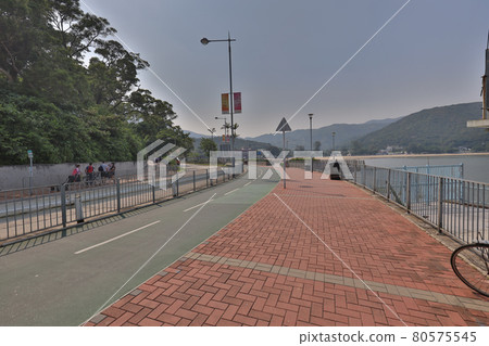 the landscape of Ngan Kwong Wan Road, hong kong 23 July 2021 80575545