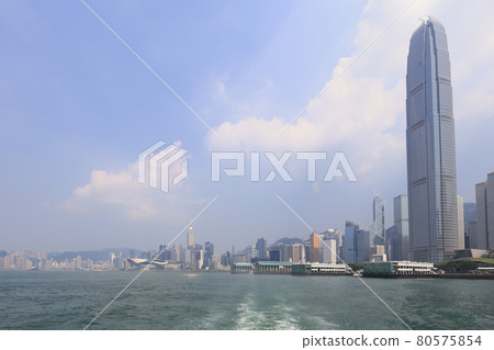 the coast line of central at hong kong 23 July 2021 80575854