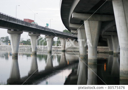 the flyover at Yuen Long Highway, hk 13 Nov 2005 80575876