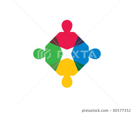 Community vector icon illustration design Community vector icon illustration design 80577352