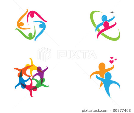 Community vector icon illustration design 80577468