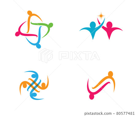 Community vector icon illustration design 80577481