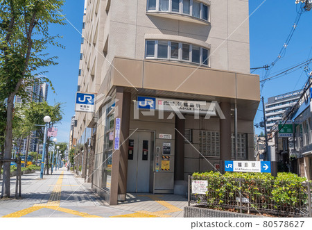 Scenery in front of the station Shin-Fukushima Station Scenery in front of the station Shin-Fukushima Station 80578627