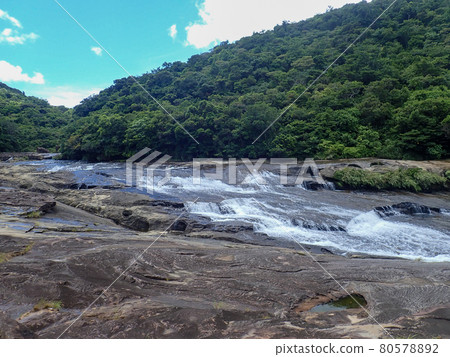 Campi Re No Falls on Iriomote Island, a World Heritage Site Campi Re No Falls on Iriomote Island, a World Heritage Site 80578892