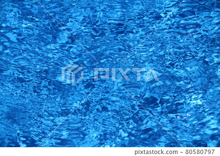 Ripples on the surface of the pool Ripples on the surface of the pool 80580797
