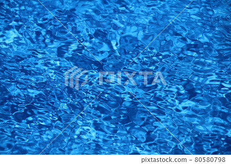 Ripples on the surface of the pool Ripples on the surface of the pool 80580798