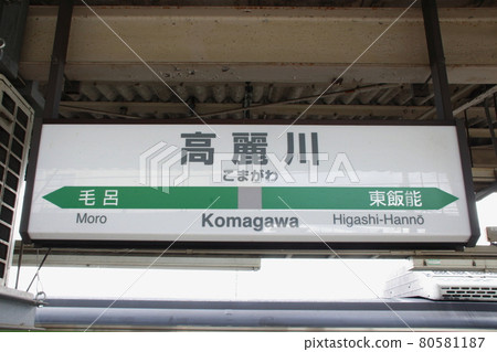 八公線高井川站(電車區間:站名標記) 八公線高井川站(電車區間:站名標記) 80581187