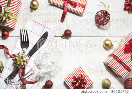 Festive table setting Festive table setting 80581792