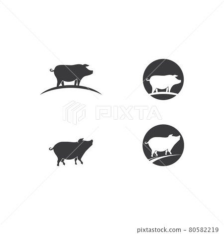Pig logo Pig logo 80582219