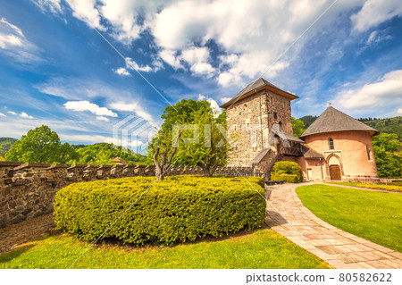 Historic building in Kremnica, important medieval mining town, S Historic building in Kremnica, important medieval mining town, S 80582622