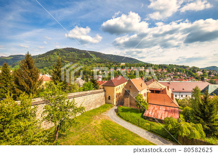 Historic building in Kremnica, important medieval mining town, S 80582625