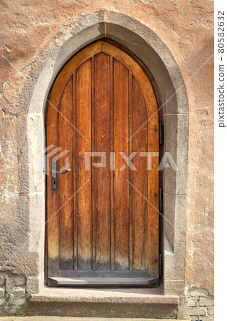 Detail of historic building in Kremnica, important medieval mini 80582632