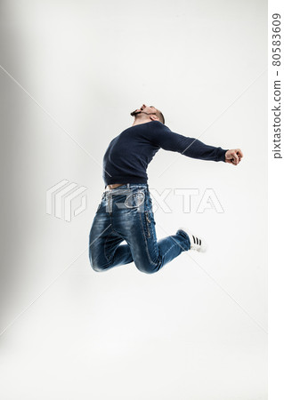 concept of victory - the sports guy - bodybuilder is happy with his new achievements concept of victory - the sports guy - bodybuilder is happy with his new achievements 80583609
