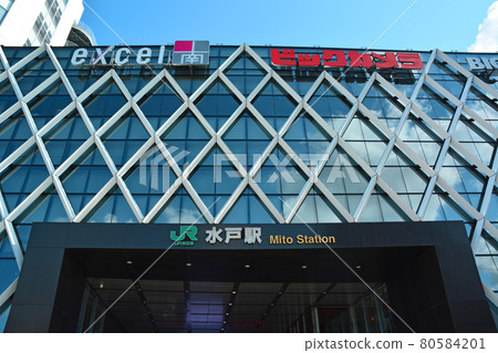 水戶站南口周邊的街景 80584201