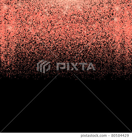 Confetti in shades of living coral border isolated on black. The color of 2019 year. Falling sparkles dots. Shiny dust vector background. The color of 2019 year. Rose gold glitter texture effect. Easy Confetti in shades of living coral border isolated on black. The color of 2019 year. Falling sparkles dots. Shiny dust vector background. The color of 2019 year. Rose gold glitter texture effect. Easy 80584429