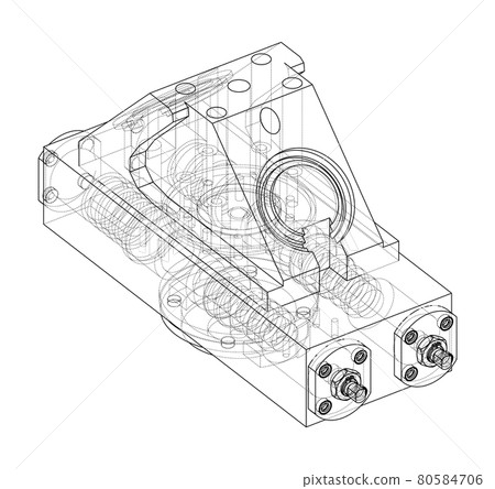 Abstract industry object concept. Vector 80584706
