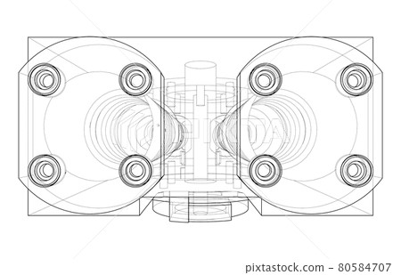 Abstract industry object concept. Vector 80584707