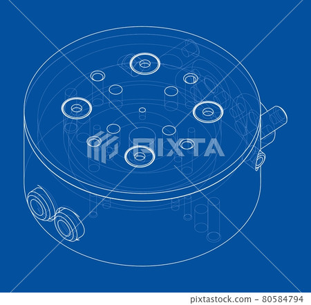 Abstract industry object concept. Vector Abstract industry object concept. Vector 80584794