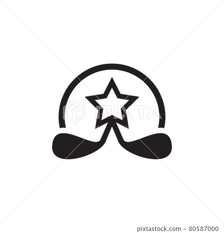 Golf club logo design template 80587000