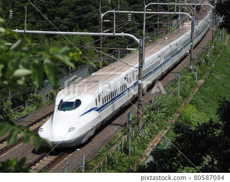 Shinkansen N700S J5 formation at Sekigahara Shinkansen N700S J5 formation at Sekigahara 80587084