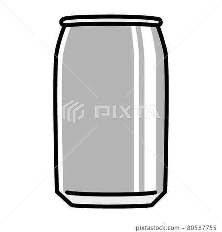 Empty can cut illustration material 80587755