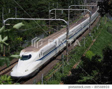 Shinkansen N700A at Sekigahara Shinkansen N700A at Sekigahara 80588910