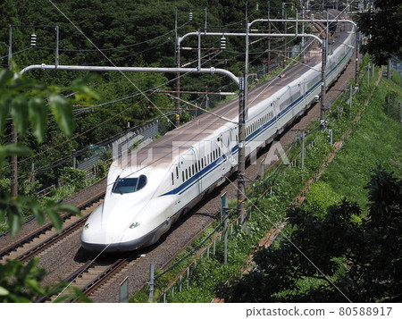 Shinkansen N700A at Sekigahara Shinkansen N700A at Sekigahara 80588917