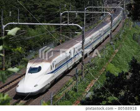 Shinkansen N700A at Sekigahara Shinkansen N700A at Sekigahara 80588918