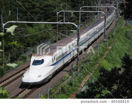 Shinkansen N700A at Sekigahara Shinkansen N700A at Sekigahara 80588919