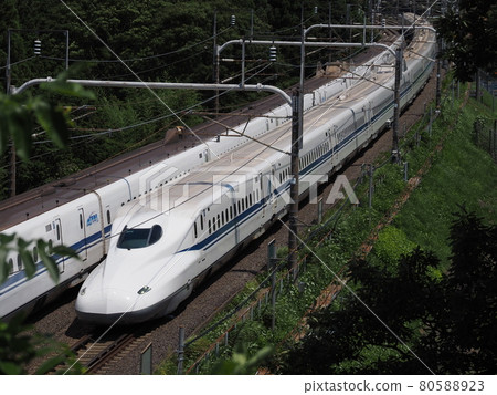 Shinkansen N700A at Sekigahara Shinkansen N700A at Sekigahara 80588923