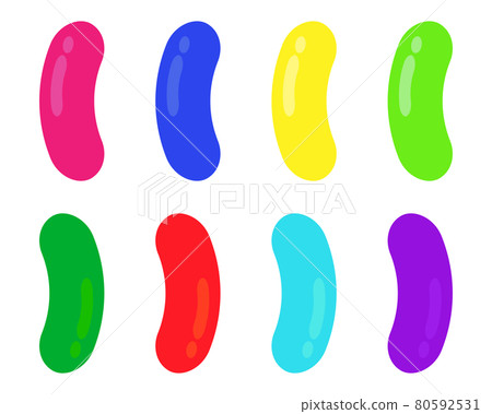 果凍豆矢量圖 果凍豆矢量圖 80592531