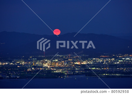 琵琶湖夜景 琵琶湖夜景 80592938