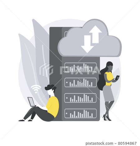 Edge computing abstract concept vector... - Stock Illustration ...