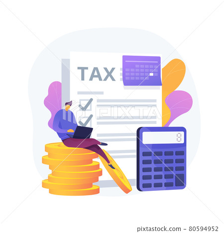Monthly expense planning vector concept metaphor Monthly expense planning vector concept metaphor 80594952