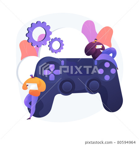 Console gamepad vector concept metaphor Console gamepad vector concept metaphor 80594964