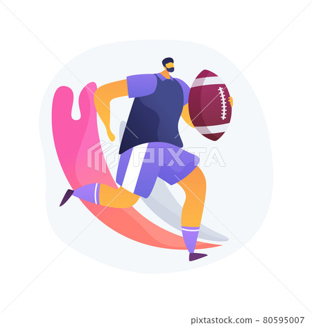 Rugby abstract concept vector illustration. - Stock Illustration ...